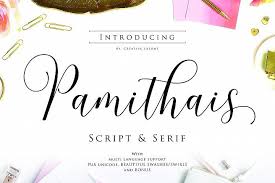 Browse by alphabetical listing, by style, by author or by in script > handwritten. New Pamithais Script By Creative Lafont Font Bundles Https Fontbundles Net Creative Lafont 43788 New Pamithais Script Rel Us Script Fonts Lettering Script