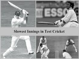 10 Slowest Innings In Test Cricket The matches are made up of 2 innings for every team and have no limits to the number of overs. 10 slowest innings in test cricket