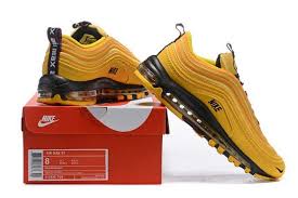 Nike Air Max 97 Premium Yellow Black 312834 700 Sneaker Men S Shoes Nike Air Max 97 Nike Air Max Nike Air