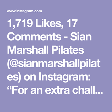 1 719 Likes 17 Comments Sian Marshall Pilates Sianmarshallpilates On Instagram For An Extra Challenge For Pilates Pilates Reformer Exercises Reformers