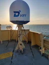 Ditel V81 83cm Ku Band 3 Axis Stablilized Maritime Vsat Antenna Ku Band Antenna Axis