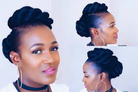 A simple, diy updo that works on short natural hair. Twisted Updo On Short Natural Hair Youtube