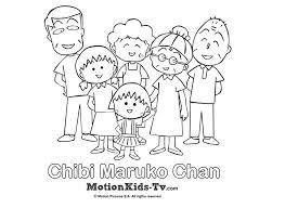 Dibujito De La Familia De Maruko Dibujos Para Colorear Pintar Iluminar Para Ninos Dibujos De Caricaturas Dibujos Para Colorear Caricaturas De Ninos Dibujos