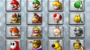 Mario kart 7 charaktere