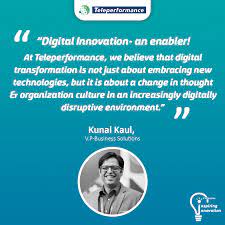 At Teleperformance We Embrace The Change Believe That Digital Evolution Starts With People Their Ab Digital Transformation Business Solutions Innovation
