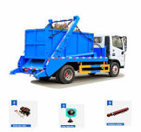 DONGFENG 4*2 small Swing arm garbage truck