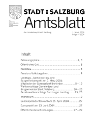 Zur merkliste hinzufügen von der merkliste entfernen. Https Www Stadt Salzburg At Fileadmin Imports Kundmachungenveroeffentlichungen Amtsblatt Amtsblatt 04 2004 00106856 Pdf