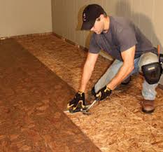 Diy easy, cork flooring can be installed in moisture prone areas where hardwoods can't such as bathrooms. Diy Steps For Installing A Insulated Basement Floor Extreme How To