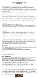 Vca Animal Hospital Nutritional Not Truths Animal Hospital Truth About Pet Food Dog Safe Food