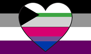 I hope this helps either way :)) {includes aromantic, greyromantic, demiromantic and alloromantic} edit note: Hi I Edited An Asexual Bi Demiromantic Pride Flag Feel Free To Use It If You Like It Asexuality