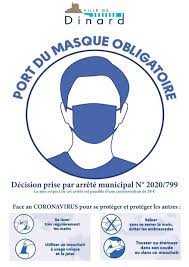 En france, le port du masque reste obligatoire dans les lieux publics clos. Rappel Port Du Masque Obligatoire Sur Tous Les Marches Et Les Halles De Dinard