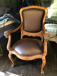 Antique armchairs, occasional chairs & stools, pair of victorian leather club chairs. Oak American Armchair Antique Chairs For Sale Ebay