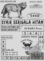 Syair Togel Sidney November Serigala Hitam Dewi Bulan Semoga Beruntung