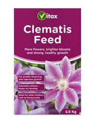 Vitax clematis feed is a slow release formulation, and lasts for 3 months. Clematis Feed Garden World