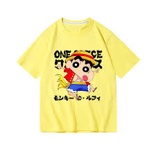 Girls hot topic anime shirts. Crayon Shin Chan One Piece Tee Hot Topic T Shirt Wishiny