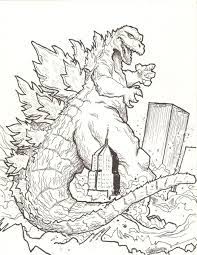 A corrupt official in the government takes control of the dimension tide, a satellite cannon that shoots a mini. 20 Free Printable Godzilla Coloring Pages Everfreecoloring Com