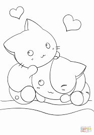 Coloring Pages Kawaii Animals Best Of Coloring Pages Cute Kawaii Animals Home For Anime Animal Animal Coloring Pages Cute Coloring Pages Cat Coloring Page