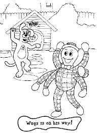 These alphabet coloring sheets will help little ones identify uppercase and lowercase versions of each letter. Wiggles Coloring Pages Coloring Home