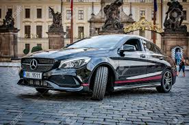 Prague The Czech Republic 31 8 2017 Mercedes Benz Cla 45 Amg Stock Photo Picture And Royalty Free Image Image 87142944