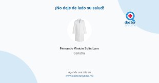 Fernando Vinicio Solis Lam, Geriatra en Cuauhtémoc