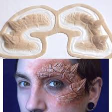 Third Eye Silicone Prosthetic IPA Latex Free Fantasy Third Eye LARP  Halloween Special Effects Resin Eye Encapsulated