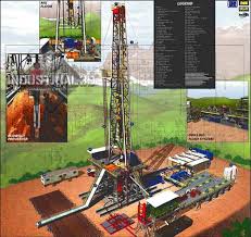 3d Technical Drawing Of A Land Drilling Rig Created By Industrial3d Inc Www Industrial3d Com Oil And Gas Oil Rig Technical Illustration