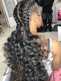 Black Braided Hairstyles Creative Braids For Black Hair Creative Black Braided Hairstyles Feed In Braids Hairstyles Weave Hairstyles Braided Braided Hairstyles