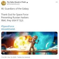Space force — all from the air force. Social Media Goes Wild With Memes After Unveiling Of Space Force Guardians Daily Mail Online