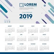 Calendar Template Design Week Vector Business Background Month Sunday Illustration Planner 2019 2020 2021 Simple Graphic Da Calendar Icon Templates Office Icon