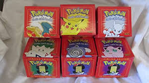All toys were paired with trading cards, which were made exclusively for this promotion. Amazon Com Burger King Pokemon 23k Gold Plated Trading Cards Set Of 6 In Red Boxes Toys Games
