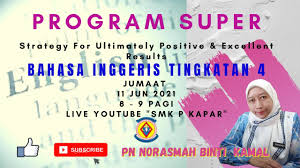 When you accept a degradation from other people, don't be discouraged, just think it a compliment. Program Super Bahasa Inggeris Tingkatan 4 Youtube