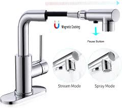 Maybe you would like to learn more about one of these? Buy Crea Sink Faucet Kitchen Faucets With Pull Out Sprayer Bar Bathroom Sink Faucets Single Hole 3 Hole Mini Prep Faucet With Magnetic Docking Laundry Farmhouse Utility Faucet Chrome Online In Indonesia