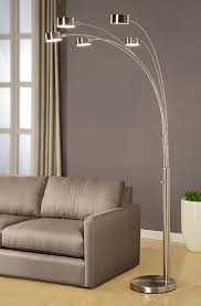 5 Light Modern Arched Floor Lamp Adjustable Arms With Rotatable Shades Decor Floorlamp Lamps Living Room Arched Floor Lamp Adjustable Floor Lamp