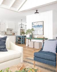 White Sectional Sofa And Navy Accent Chairs Living Room White White Couch Living Room Sectional Sofas Living Room