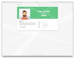 Download all 169 resume web templates unlimited times with a single envato elements subscription. 30 Best Html5 Resume Templates For Personal Portfolios 2021 Colorlib