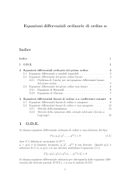 13 3.a equazioni differenziali del secondo ordine omogenee a coefficienti costanti 3.b ricerca degli integrali particolari dellequazione completa 4) equazioni differenziali omogenee di ordine superiore al secondo. Https Www Unica It Static Resources Cms Documents Equazioni Diff Monica 1 Pdf
