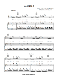 1014 translations, 24 transliterations, 1482 thanks received, 524 translation requests fulfilled for 148 members, added 1 idiom, explained 1 idiom, left 2 comments Animals Sheet Music Maroon 5 Sheetmusic Free Com