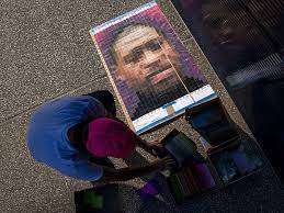 If you like making pixel art, and there are benefits and disavantages of making pixel art on a website. Photos Street Artist Creates George Floyd Inspired Art Installation Entertainment Photos Gulf News
