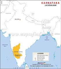 Explore the detailed map of karnataka with all districts, cities and places. Location Map Of Karnataka Where Is Karnataka