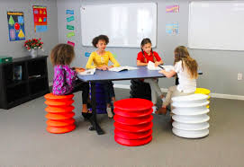 Kinesthetic Classrooms Flexible Seating And Modern Seating For Students Wobble Chairs Standing De Flexible Seating Flexible Seating Classroom Classroom Seating