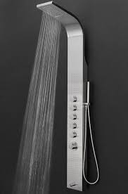 Multi Function Shower Panel With Dual Shower Head Shower Panels Shower Tower Shower Plumbing
