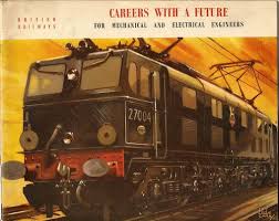 British Railways Careers With A Future 1956 Illustration Of Manchester Sheffield Electric Loco By Leslie Carr Train Posters Uk Rail Railway