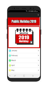 Tues 1 jan (tahun baru) ; Malaysia Public Holidays 2019 For Android Apk Download