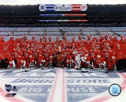 The first outdoor game on record to feature an nhl team was attempted on february 2, 1954. Detroit Red Wings Team Photo 2014 Nhl Winter Classic Fine Art Print By Unknown At Fulcrumgallery Com