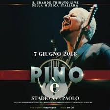 It is a tattoo that hides a deep meaning, an intimate homage, a symbol of perpetual belonging, of eternal love. Pino Daniele Concert Tribute To The San Paolo Stadium In Naples In June 2018