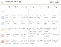 Tone It Up Meal Plan Week 4 Tone It Up Tiu Meal Plan How To Plan