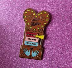 Love Tester Hard Enamel Moving Lapel Pin Badge Hat Pin Button Brooch Circus Retro Patch Vintage Spinner Slider Heart I Retro Patch Pin And Patches Lapel Pins