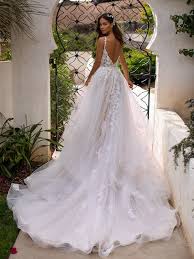 Tulle Full A Line Wedding Gown Moonlight Couture H1394 Ball Gowns Wedding Wedding Dresses Lace Tulle Wedding Gown