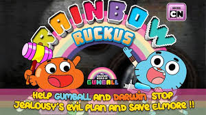 Gumball Rainbow Ruckus On The App Store Gumball Rainbow Evil
