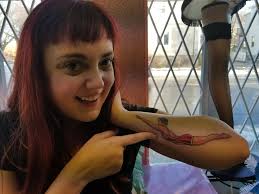 Just got my Annette Kellerman tattoo. I have my two mermaid inspirations  now! Kellerman was the first pro mermaid 100 years ago , making tails and  swimming in aquariums. She invented the